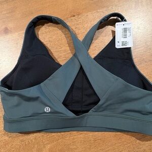 Lululemon Envital Bra B/C Cups Medium Support Dark Forest Green Sz 12